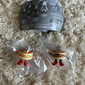 FLAVORS 메지루시 액세서리 가챠 치킨버거 치즈버거
