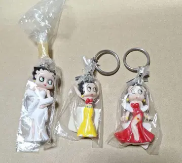 [새상품 미사용품] 베티 키링 BettyBoop 3개