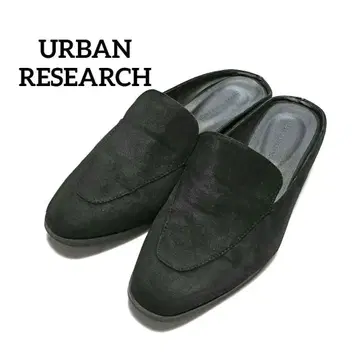 URBAN RESEARCH 로퍼 뮬 38 24.5cm 블랙