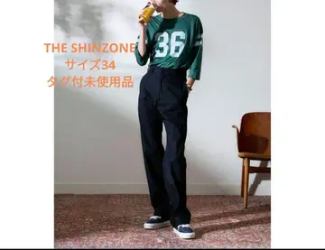 SHINZONE WASHED HIGH WAIST CHINO PANTS