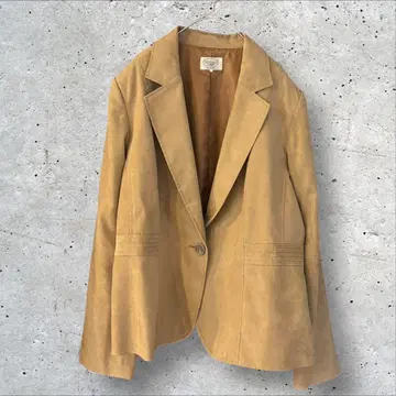 앨리스버리 자켓 베이지 원 버튼 오피스 캐주얼 평상복