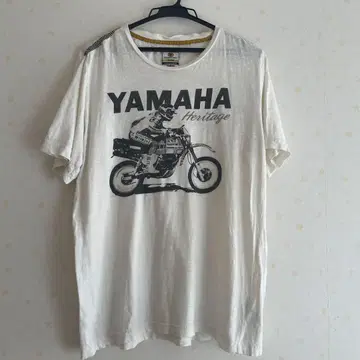 YAMAHA 빈티지 티셔츠 화이트
