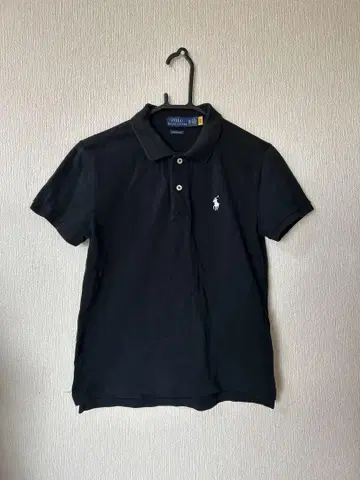 폴로 랄프 로렌 블랙 반팔 피케 셔츠 XS
