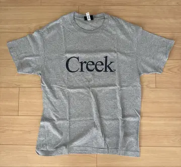 새상품급. Creek 그레이 로고 티셔츠 L 사이즈