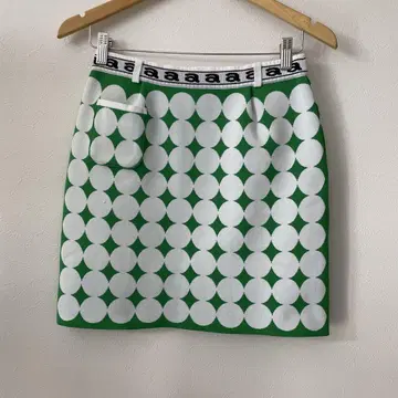 알치비오 골프 스커트 그린 도트