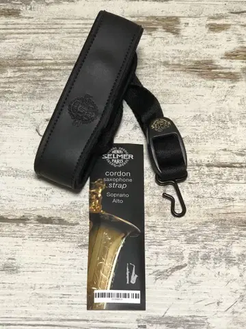Selmer 소프라노 알토 색소폰 스트랩 블랙