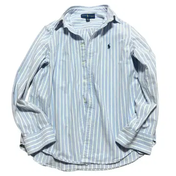 여성용 Ralph Lauren 긴팔 스트라이프 셔츠 S 사이즈