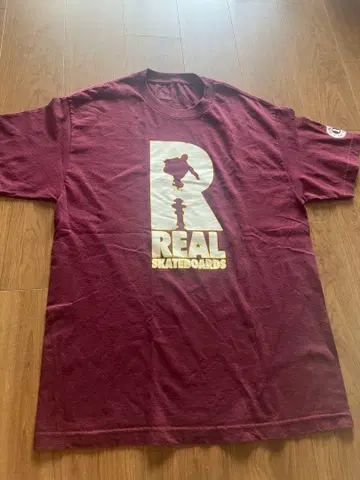 REAL skateboards 티셔츠 L 사이즈