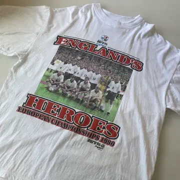 빈티지 1996 축구 티셔츠 풋볼