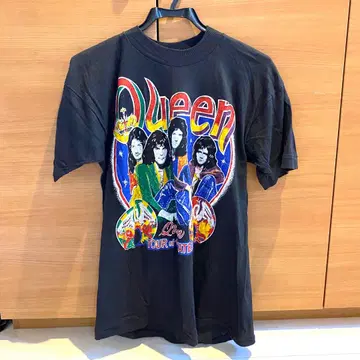 파키 면 밴드 T 80s Queen 퀸 THE GAME TOUR