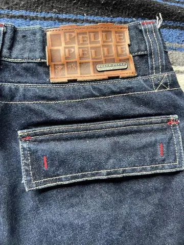 pelle pelle 90년대 데님 숏 배기 팬츠