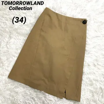 TOMORROWLAND 투모로우랜드 컬렉션 타이트 스커트 베이지