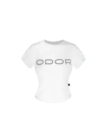 ODOR baby tee 화이트