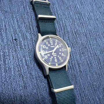 타이맥스 TIMEX SHIPS 별주 손목시계 캠퍼 네이비