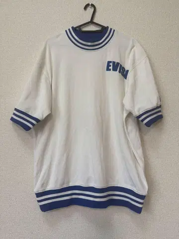 Evisu 커스텀 메이드 티셔츠 화이트/블루