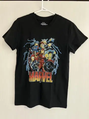 MARVEL / 마블 여성용 티셔츠 (블랙/S) (미국제)