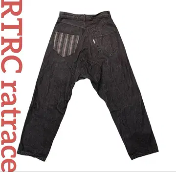 "RTRC ratrace 랫 레이스" BLACK 살루 블랙 데님