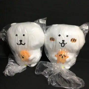 나가노 캐릭터즈 모구코로 안기 BIG 봉제 인형 2종 세트 나가노의 곰
