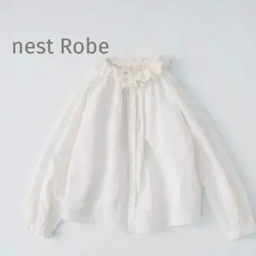 새상품급 네스트로브 코튼 린넨 nest Robe 바지 프릴 셔츠