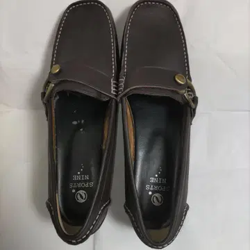 하자품 스포츠나인 브라운 로퍼 26cm
