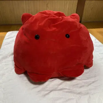 미사용 새상품 택 포함 멘다코 MEGA BIG 봉제 인형 빨간색