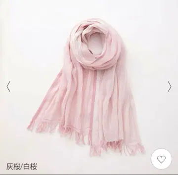 미사용 새상품 나카가와 마사시치 상점 카야오리 스톨 벚꽃 핑크 스톨
