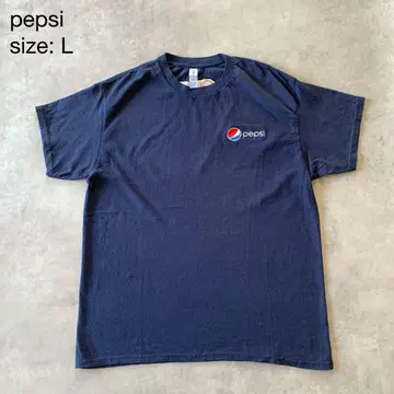 PEPSI 자수 GILDAN 기업 로고 광고 티셔츠