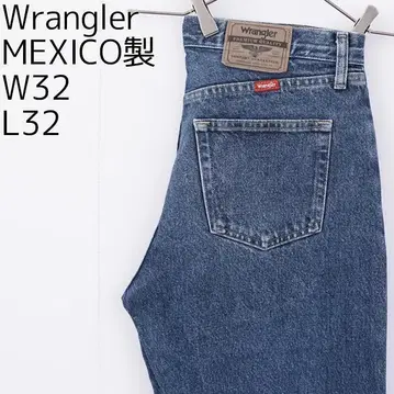 Wrangler 랭글러 W32 블루 데님 하의 워싱 파랑 11798