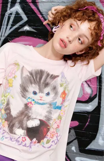 MILK 미스치프 캣 TEE 고양이 티셔츠