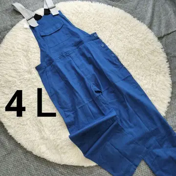 새상품 DON 4L 살로펫 오버롤 파랑색 작업복 빅 사이즈