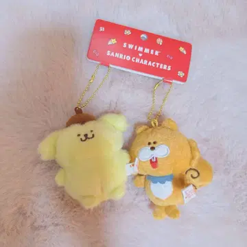 SWIMMER 폼폼푸딩 마스코트 홀더 세트 온라인 완판