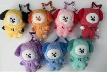 BTS BTS 레인보우 컬러 마스코트 CHIMMY 7색 세트