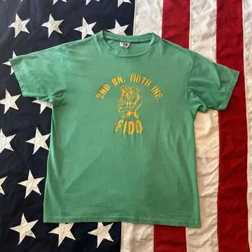 70s 80s HANES 불독 티셔츠