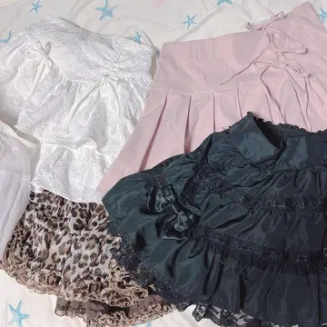 TRALALA 플레어 미니 스커트 SHEIN 미니 스커트 묶음 판매