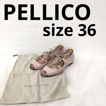 244 PELLICO 핑크 오픈토 신발 36