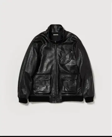 오라리 AURALEE LAMB LEATHER ZIP BLOUSON 3
