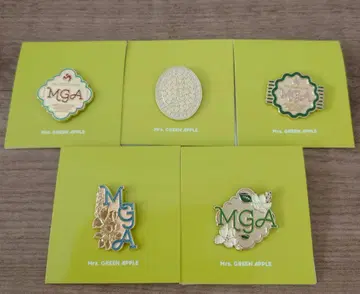 Mrs. GREEN APPLE 가챠 핀 배지 HARAJUKU