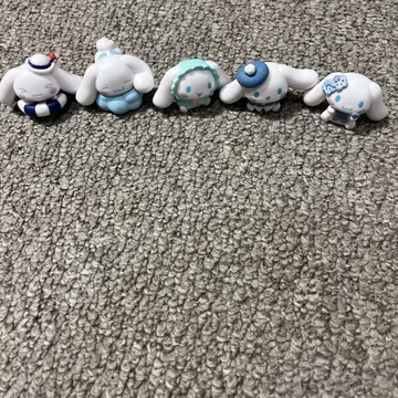 시나모롤 산리오 피규어 블루 가챠 컴플리트