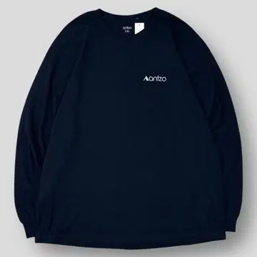 새상품 ANTZO 앙츠오 24AW L/S Tee 2XL 네이비 셔츠