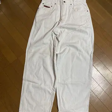 vans 배기 팬츠 90년대 화이트 데님 반스