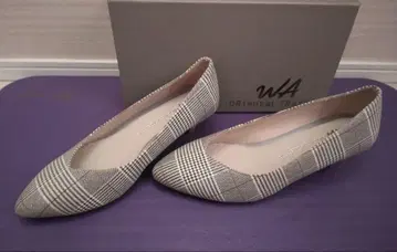 WA ORIENTAL Traffic 체크 무늬 V컷 펌프스 22cm