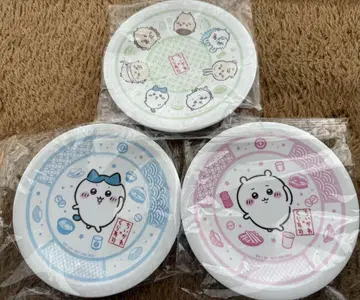 쿠라스시 치이카와 (먼작귀) 한정판 플레이트 3개 세트