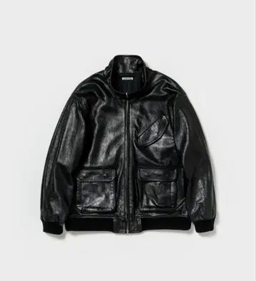 AURALEE 25AW LAMB LEATHER ZIP BLOUSON 3