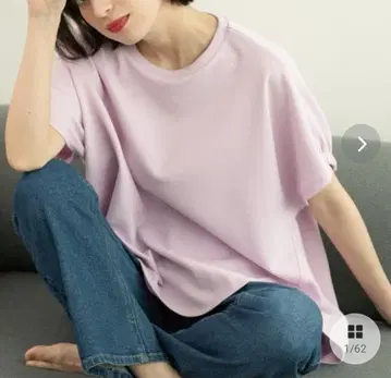 오파크 도트 클립 릴랙시 돌먼 슬리브 탑 [UV/수분 흡수 속건성]