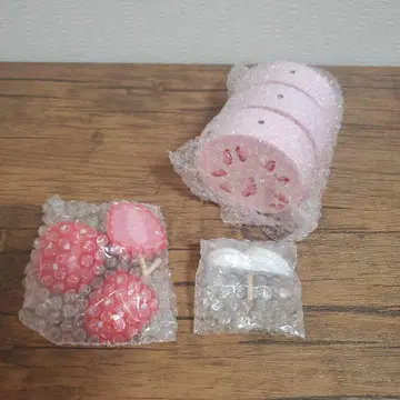 마더 가든 스위트 카페 리본 롤케이크 딸기 세트