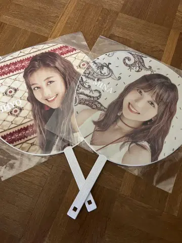 BDZ TWICE 미나 지효 부채 세트
