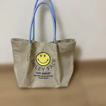 스마일리 페이스 에코백