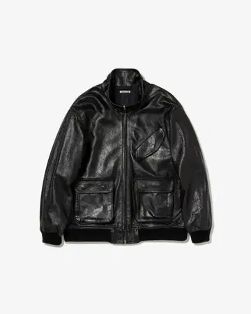 auralee 25AW LAMB LEATHER ZIP BLOUSON