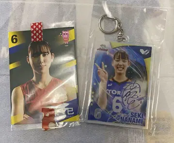 세키 나나미 아크릴 키링 트레이딩 카드