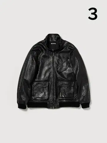 AURALEE 25AW LAMB LEATHER ZIP BLOUSON 3